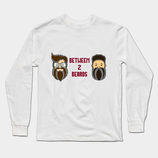 Between 2 Beards Long Sleeve T-Shirt by Haggard Hessian